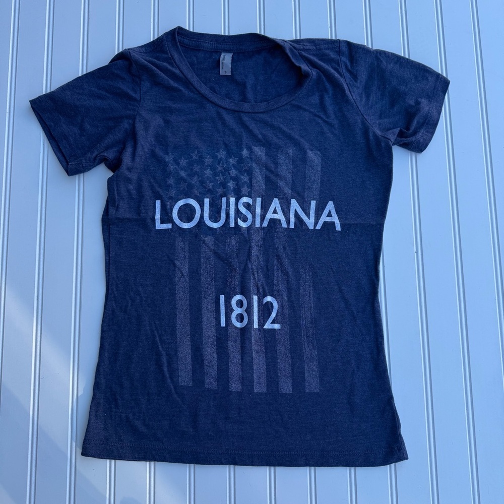 Navy Graphic Tee - Short Sleeve Louisiana Tee